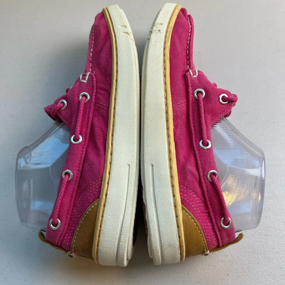 Timberland Women’s 9.5 Pink Boat Shoes - Picture 5 of 8